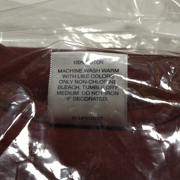 Scratch Tee Burgundy - Picture 4 of 5